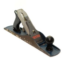 Vintage Stanley Wood Plane C74-1/2 Blue 14" Long x 2 1/2" Made In Canada - $49.47