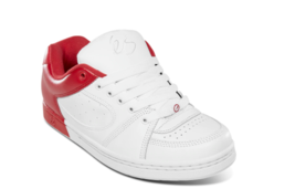 Mens ES Accel OG Skateboarding Shoes NIB White Red  - $74.79