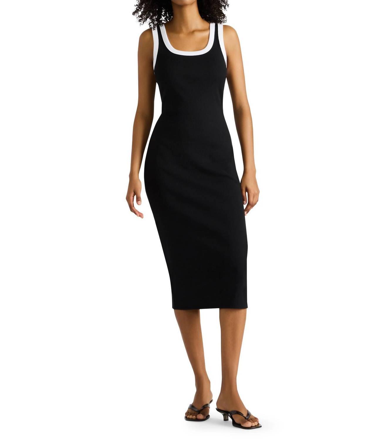 Steve Madden Azalea Midi Dress Black/white - $61.00