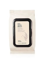 The Face Shop Rice Water Bright Cl EAN Sing Facial Wips ( 50 Wips )By Avon - £11.84 GBP
