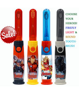 Firefly Avengers Light &amp; Sound Timer toothbrush Thor/Ironman/BPanther/Ca... - $12.06 CAD+