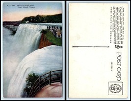 NEW YORK Postcard - Niagara Falls, American Falls From Goat Island &quot;3&quot; CE - £2.77 GBP