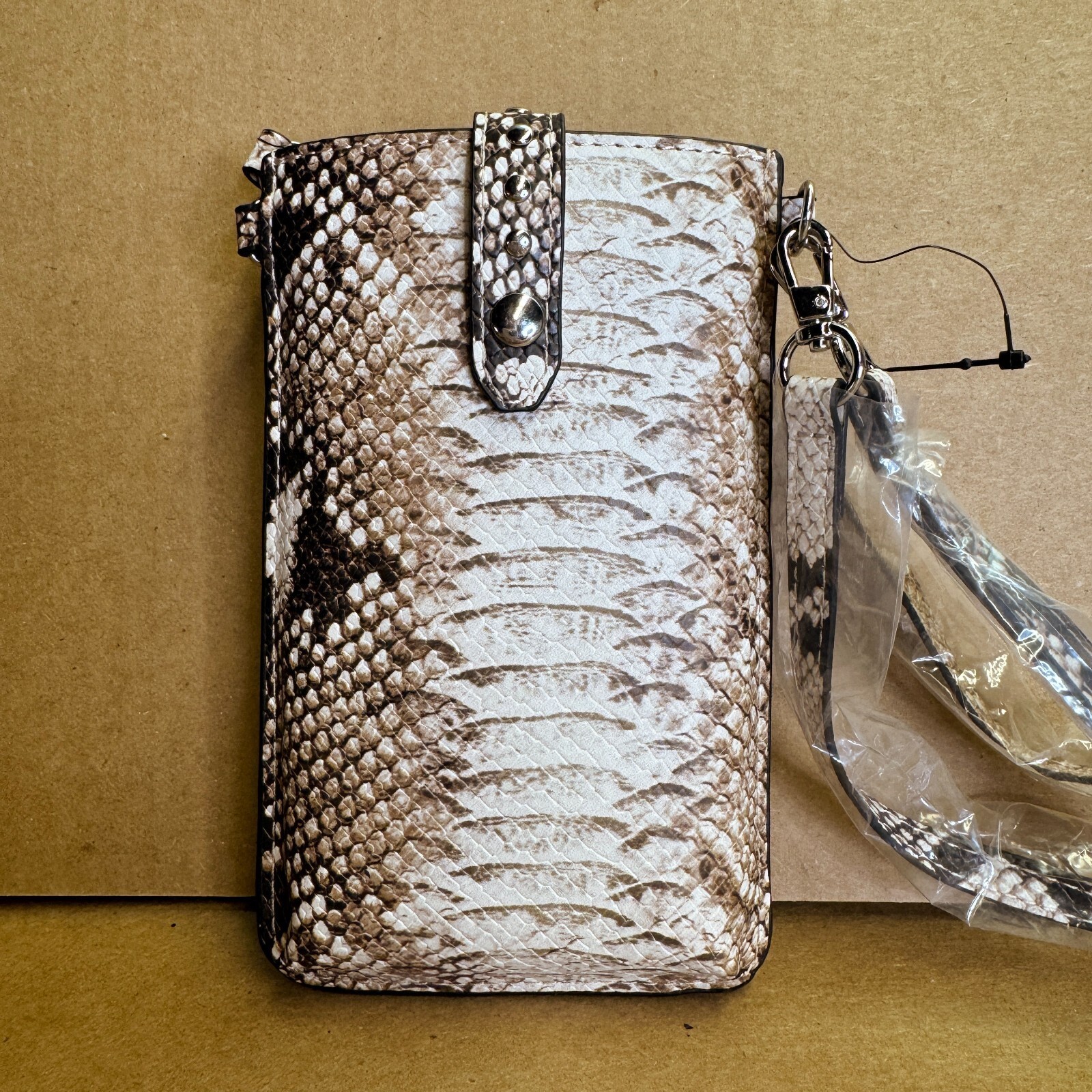 I.N.C International Concepts Ashlii Phone Wristlet Crossbody – Sleek Snake Item image 3