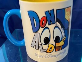 Walt Disney World Donald Duck Coffee Mug Large Huge 5&quot; Tall Parks Exclusive - £18.44 GBP