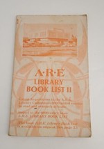 A.R.E. Library Book List II Edgar Cayce 1981 Occult Psychology New Age PB - £12.45 GBP