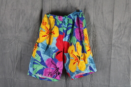 Vintage Surf Shorts - Surfline Jams Floral Pattern - Men&#39;s Medium  - $1,211.07 MXN