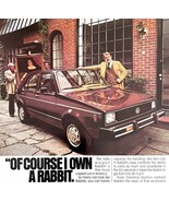 Volkswagen Rabbit 1979 Advertisement Automobilia Vintage Does It Again D... - $745.41 MXN