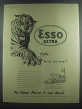 1953 Esso Extra Petrol Ad - right.. From the start - £14.53 GBP