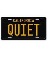 QUIET California Vanity Novelty Aluminum License Plate Tag New TikTok - $16.80