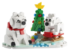 LEGO Wintertime Polar Bears 40571 Christmas Décor Building Kit, Polar Be... - $38.45