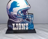 NFL Detroit Lions Football Mini Helmet Cutout on Stand - $10.00