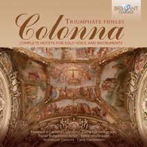 Triumphate Fideles - Complete Motets for Solo Voic [Audio CD] Colonna / ... - £9.29 GBP