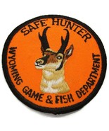 Safe Hunter Patch Wyoming Fish and Game Antelope New Iron-on - £40.48 GBP