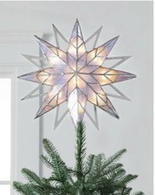 C API Z Star Double Sided Blue Lighted Large Christmas Tree Topper Hand Made - £205.70 GBP