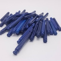 50 K&#39;nex Rod 54mm Blue Replacement Part Piece Plastic 90952 90952B - £3.52 GBP