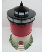 Sakura Nantucket Shoreline Figural Lighthouse 13&quot; Ceramic Cookie Jar Nau... - £20.37 GBP