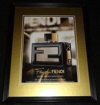 2011 Fan Di Fendi Leather Edition 11x14 Framed ORIGINAL Advertisement - $34.64