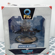 Q Fig Rocket and Groot Marvel Guardians of The Galaxy Vol. 2 Damaged Box - £7.88 GBP