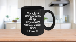 Dirty Jobs Mug Black Coffee Cup Funny Gift for Hard Working Co-Worker - £17.36 GBP+