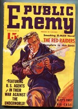 PUBLIC ENEMY 1935 Dec First issue!  Rare Can varaint-Hero Pulp - $737.20