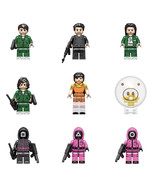 9Pcs Squid Game 2 Minifigure Seong Gi-hun Hwang Jun-ho 123 Puppet 001 Mi... - $25.36 CAD