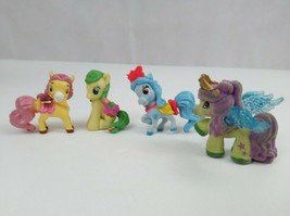 Lot of 4 Disney Princess Palace Pets Mini 2&quot; Figures One is Fuzzy Rare - £9.95 GBP