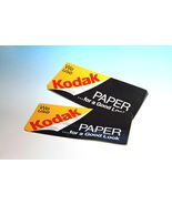 Kodak &quot;We Use Kodak Paper&quot; Labels - Set of 2 - 1980&#39;s Original Kodak Pro... - $308.05 MXN
