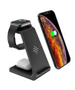 3 In 1 Wireless Charging Station For Smartphone, Smartwatch &amp; Smartpods - £15.53 GBP+