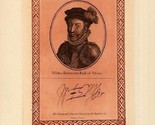 Walter Devereux Earl of Essex 1790&#39;s Engraving John Thane - $34.74