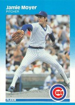 1987 Fleer #570 Jamie Moyer RC Rookie Card Chicago Cubs ⚾ - £0.70 GBP