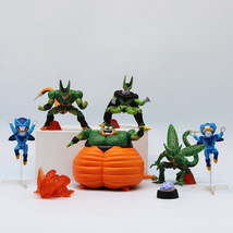 7pcs/set Dragon Ball Z Cell Perfect Cell First Form Pvc Action Figures Model Toy - £34.74 GBP