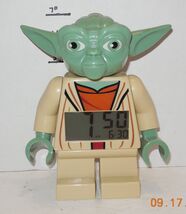 LEGO STAR WARS Poseable YODA Figure Digital Light Up Display Alarm Clock... - $29.65