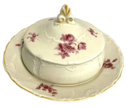 Vintage Dutch Mosa Maastricht Covered Butter Dish - £18.62 GBP