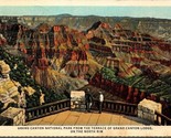 Terrace of Grand Canyon Lodge Grand Canyon National Park AZ Postcard PC10 - £4.00 GBP