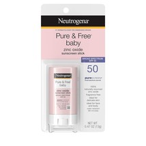 Neutrogena Pure &amp; Free Baby Mineral Sunscreen Stick with Broad Spectrum SPF 50 &amp; - £17.57 GBP