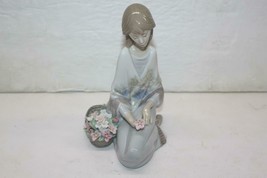 LLADRO 7607 Flower Song Figurine - 1988 Collector Society - with Original Box - £121.20 GBP