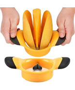 2 PCS Cutting Fruit Tool Stainless Steel Mango Splitter(Yellow) - £15.09 GBP