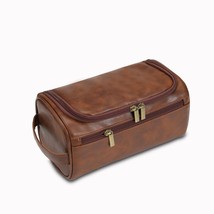 Men Vintage  Toiletry Bag Travel Necessary Business Cosmetic Makeup Cases Male H - £63.70 GBP