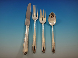 Silver Flutes by Towle Sterling Silver Flatware Set for 12 Service 48 Pcs - £2,016.72 GBP
