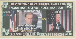 2023 Biden Vs Trump Those that say and those that do $5 Novelty Bill yes Buy now - £2.36 GBP