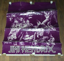 JIMI HENDRIX TRIBUTE POSTER VINTAGE 1988 BRADFORD ARTIST - $19.99