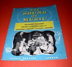 The Sound Of Music Theater Program Vintage 1964 Palace London UK - £63.94 GBP
