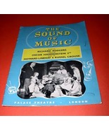The Sound Of Music Theater Program Vintage 1964 Palace London UK - $1,520.35 MXN