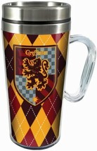 Harry Potter Gryffindor Crest Logo 16 oz Acrylic Travel Mug NEW UNUSED - £10.66 GBP