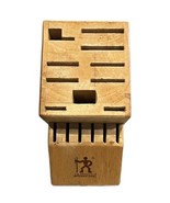 J A Henckels International 16 Slot Wooden Knife Block Storage Holder 35100-C-915 - $9.90