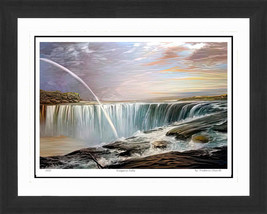 Frederic Church &quot;Niagara Falls&quot; Hudson River School Print - Limited Edition - £167.86 GBP