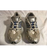 MENS ADIDAS 8.5 ATHLETIC BLUE SILVER LACE UP ADIPRENE ATS RUNNING SHOES - €19,69 EUR