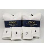 (2) Packs Polo Ralph Lauren Mens White Classic Sport Socks Size 10-13, 1... - $1,201.53 MXN