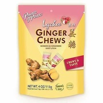Prince of Peace Ginger Chews Lychee 4 oz. bag - $7.86
