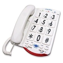 Clarity JV35W Amplified Braille Phone - White - £100.34 GBP